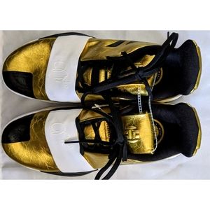Adidas Harden Vol. 3 Gold/Black Sz 9.5 New